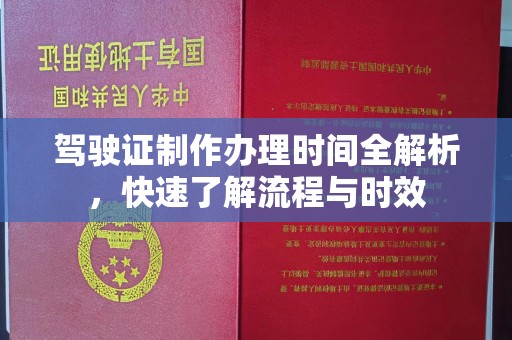 新宁驾驶证制作办理时间全解析，快速了解流程与时效