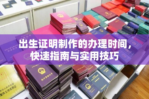 囊谦出生证明制作的办理时间，快速指南与实用技巧